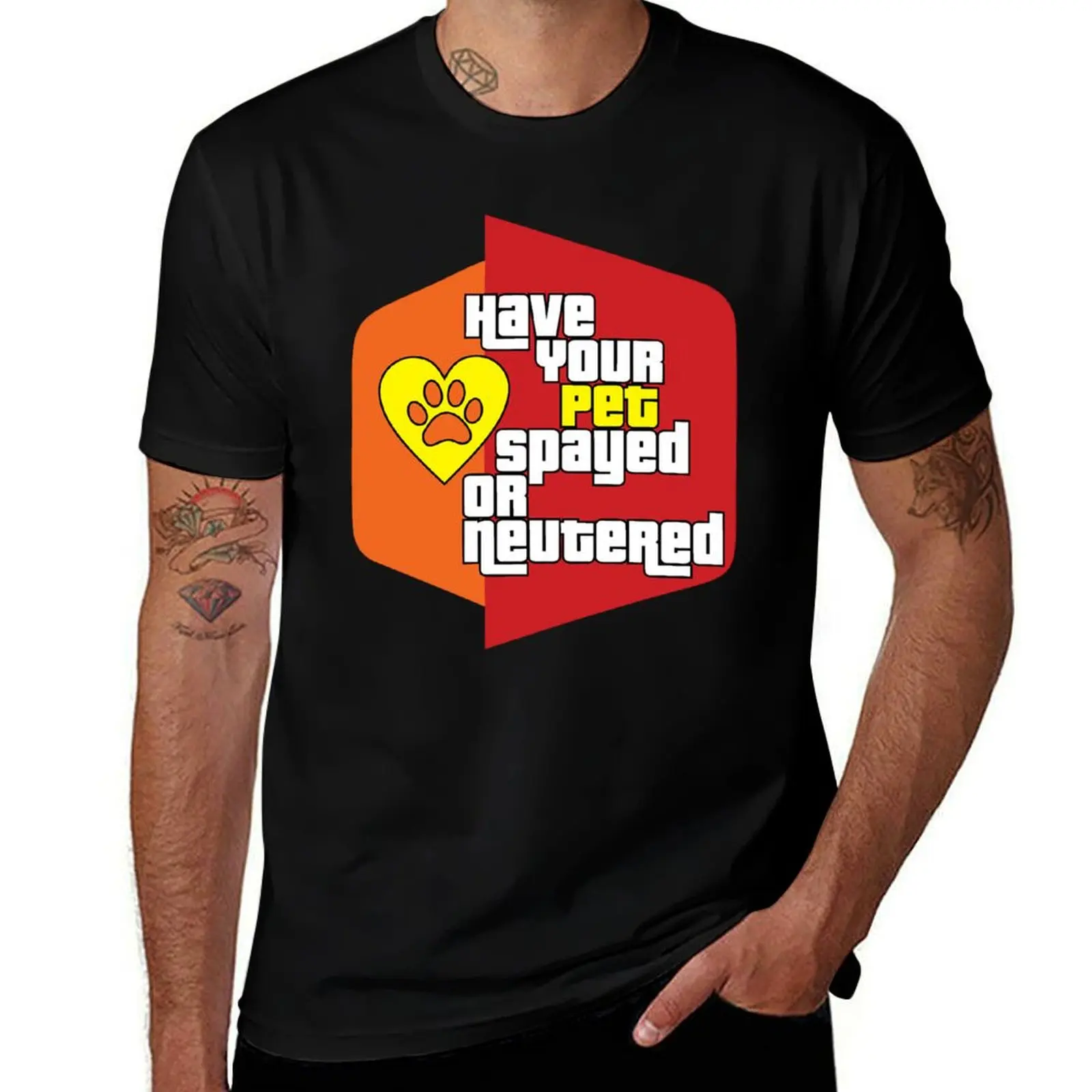 Camiseta Retro con texto en inglés "Hai Your Pet Spayed or Neutered", el precio es adecuado", camiseta gráfica para hombre, camiseta informal para hombre