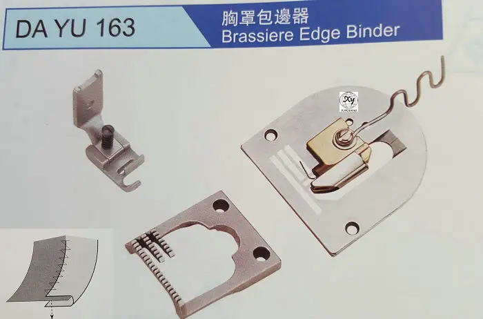 

Dayu, dayu 163 T-shaped Zigzag Bra Hemming Device, T-shaped Zigzag Slide with Teeth Presser Foot