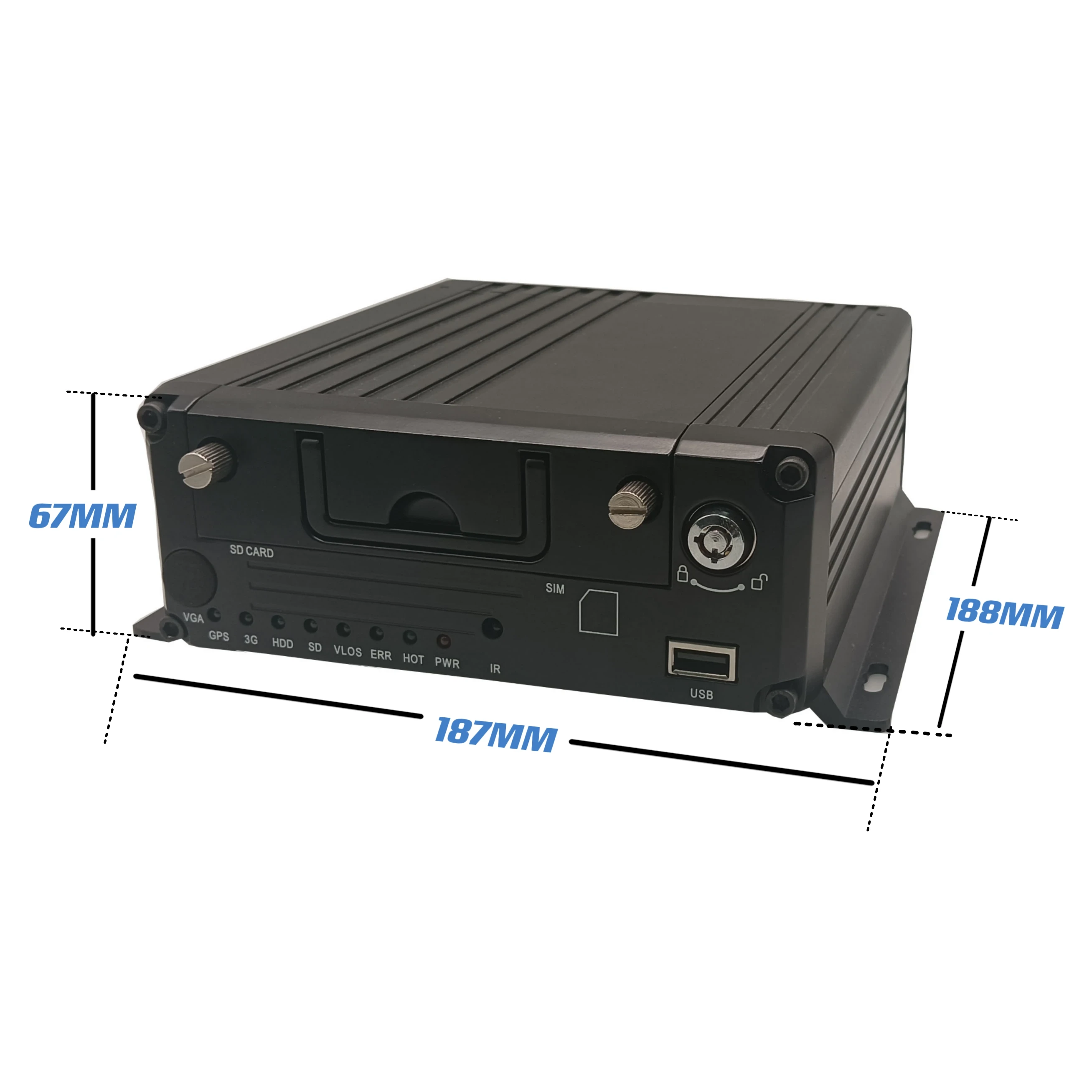 HDD 4ch/8ch 1080P Mobile Car Black Box Video Recorder For Truck Bus With 4G WIFI GPS Support ADAS DSM BSD AI Function CCTV Mdvr