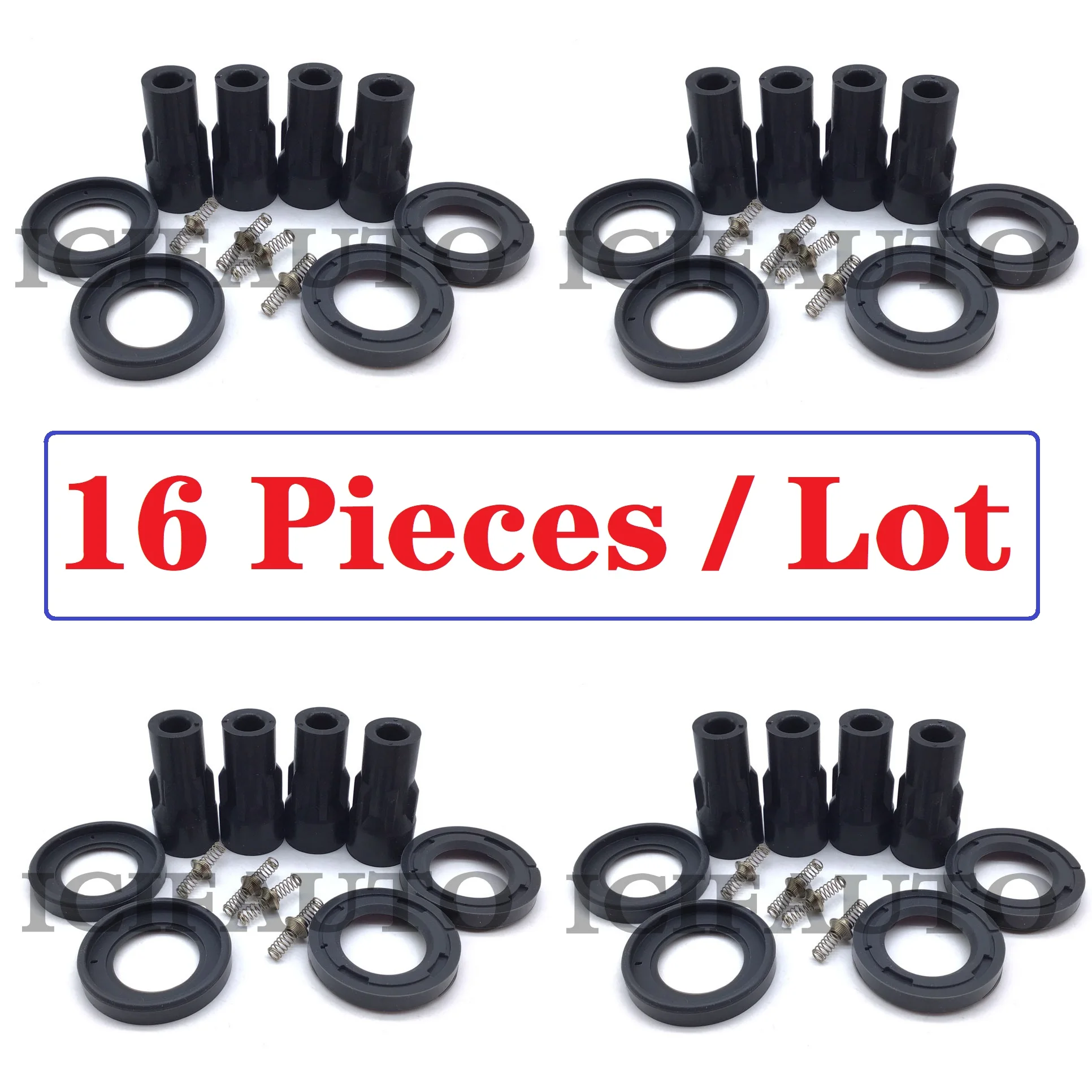 

16 x резиновых колпачков зажигания для Lexus ES330 RX330 RX400h Toyota Camry Sienna Solara 3.3L V6 OE #90919-02246, 90080-19025