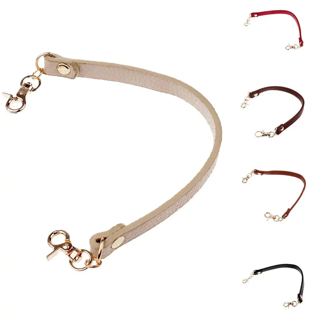 Durable PU Leather Replacement Handle for Handbags Classic DIY Bag Accessories for Genuine Leather Tote Bag