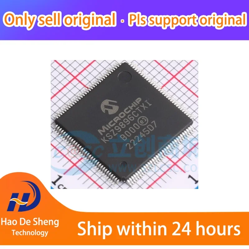 1PCS KSZ9896CTXI  KSZ9896CTXI-TR TQFP128 New Original In Stock