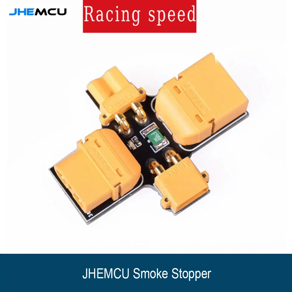 JHEMCU Smoke Stopper XT30 XT60 1-6S Self-healing Resettable Fuse for FPV Drone Boat RC Model