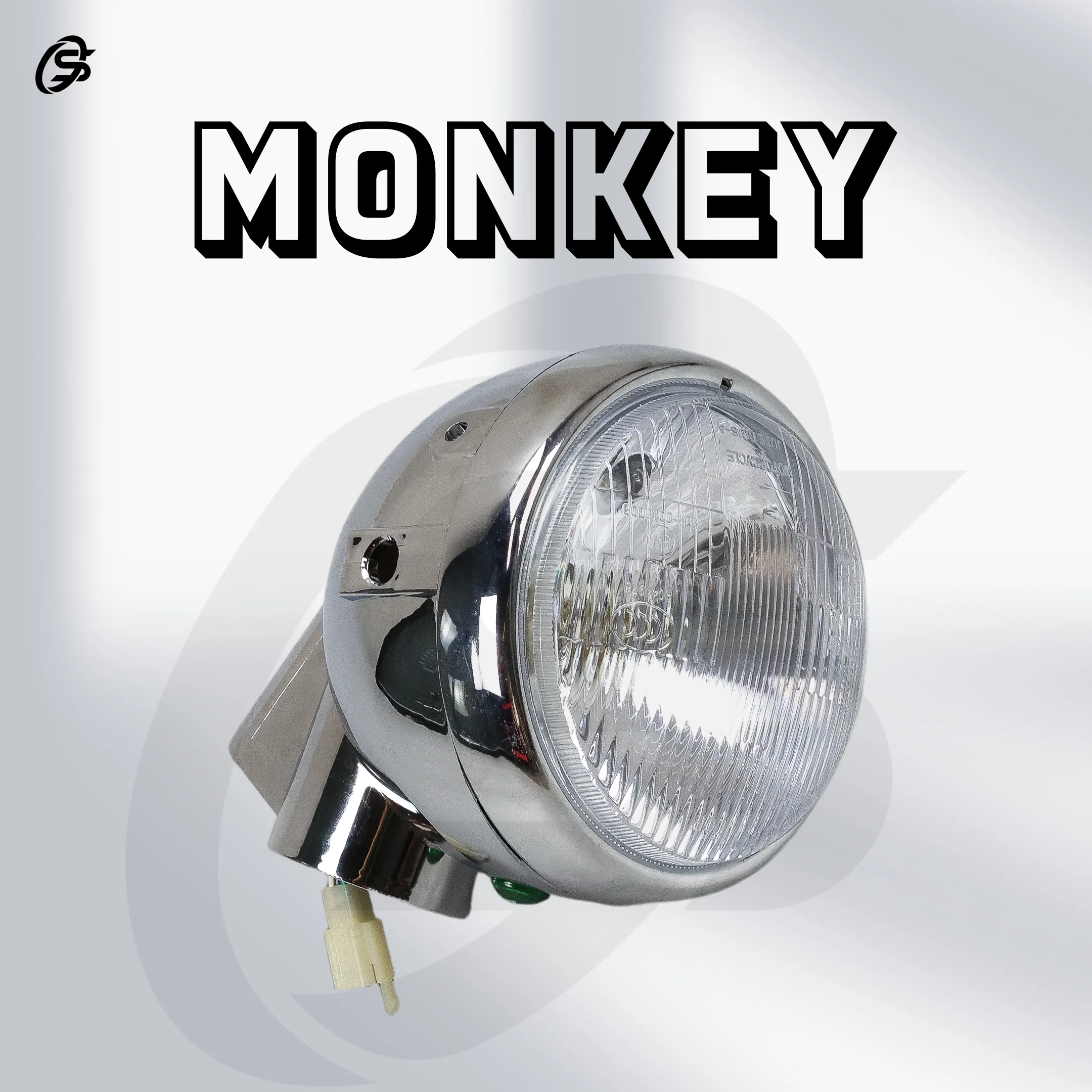 

Z50 Headlight Monkey Z50 Headlamp Sliver 4Pin Connection Front Light Motorcycles Accessories Z50 Parts