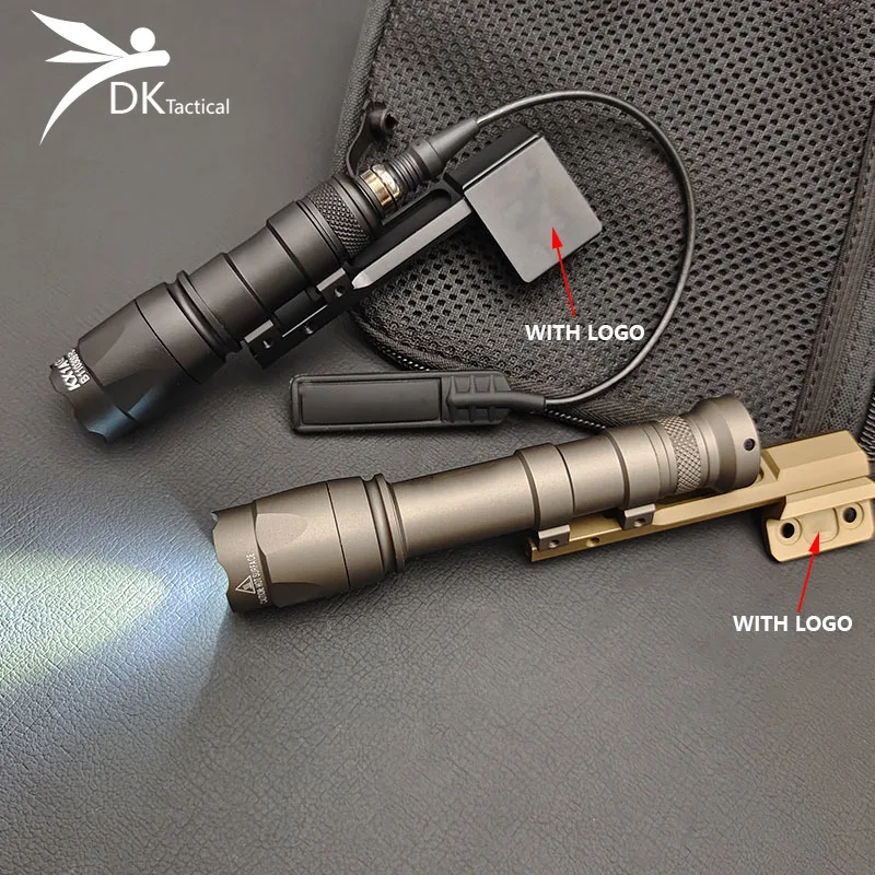 Tactical SF M600C M300C  Flashlight White LED Hunting Scout Light With  Mlok Keymod  20mm Picatinny Rail Base Weapon Accesories