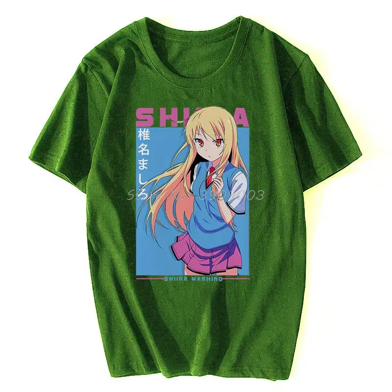 Cute Waifu Shiina Mashiro Funny Anime Tshirt Unisex Casual T Shirt Cotton T-shirt Streetwear Tee The Pet Girl Of Sakurasou