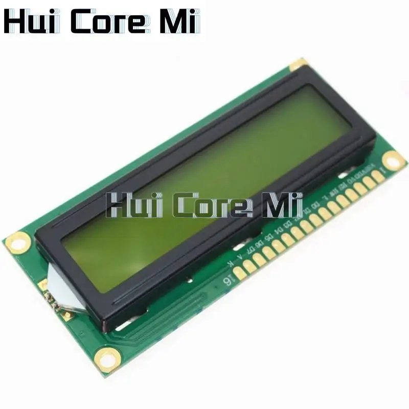 1Pcs LCD1602 1602 Module Groen Scherm 16X2 Karakter Lcd Display Module.1602 5V Groen Scherm En Wit code Voor Arduino