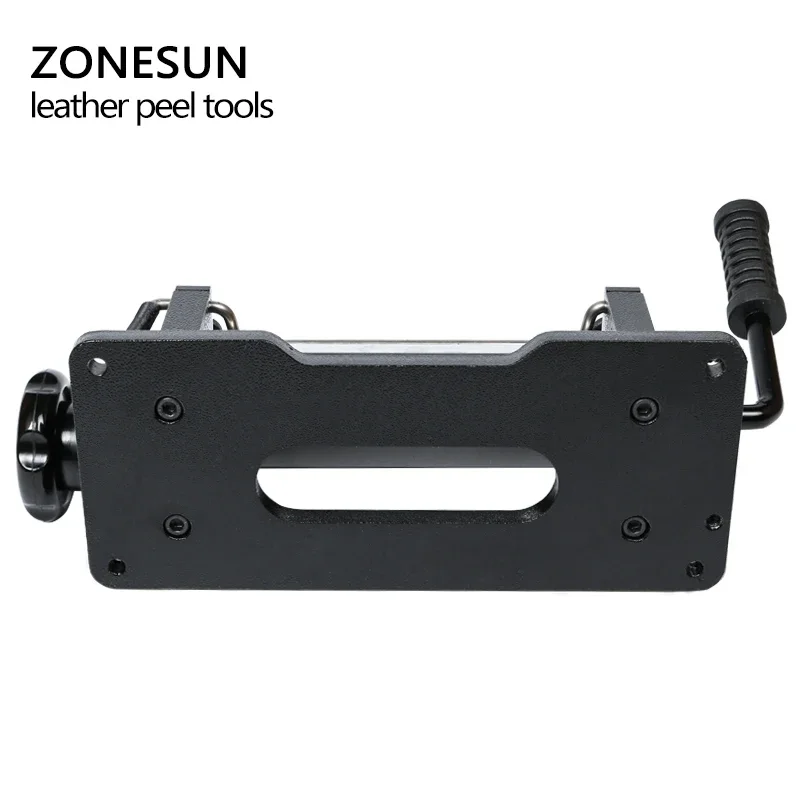 ZONESUN Manual Leather Skiver, Peel Splitter Tools, Shovel Skin Machine, Vegetable Tanned Leather Peeler, DIY, 6 \