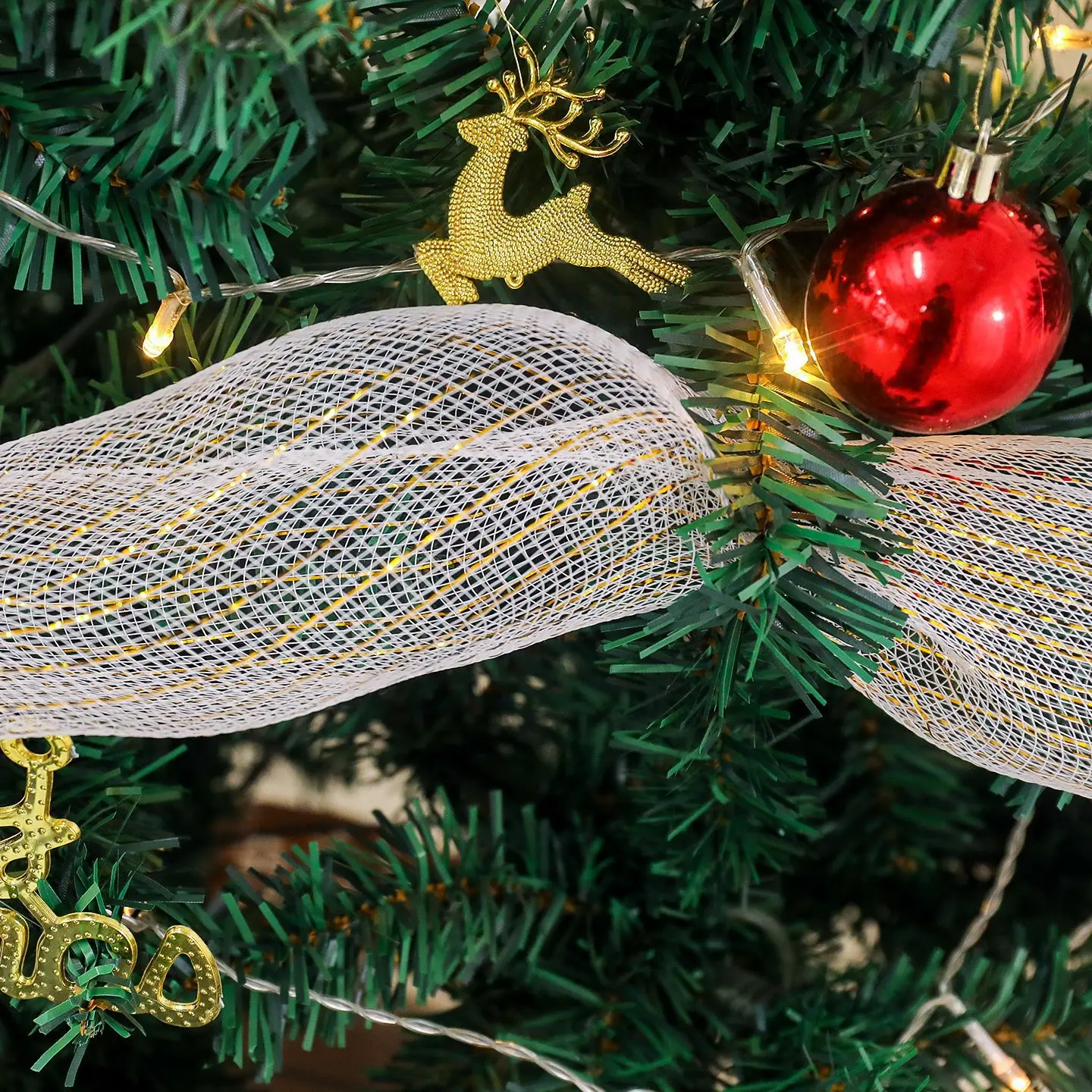 Christmas Tree Pre-Lit Artific - Star Tree Topper ulasan dan harga
