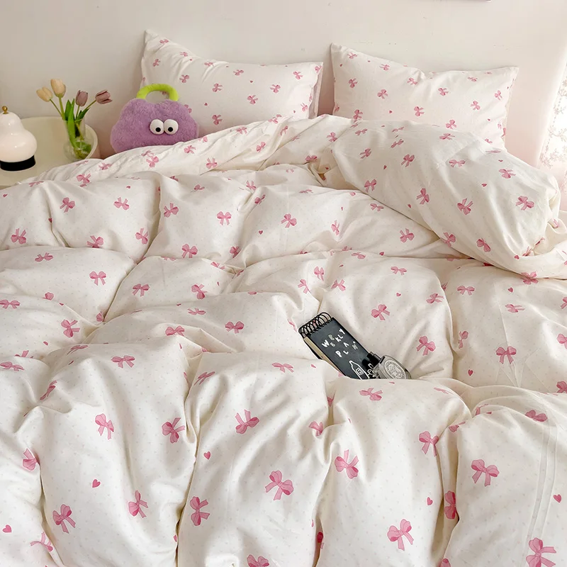 Bonenjoy Print Quilt Cover Home 100%Cotton Comforter Cover Single/Double/Queen Size Duvet Cover housse de couette(No Pillowcase)