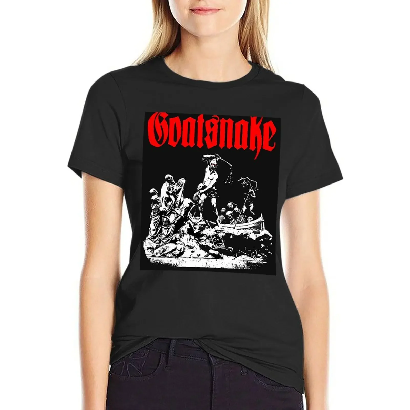 

Best,goatsnake - art T-Shirt Blouse funnys customizeds tops for Women