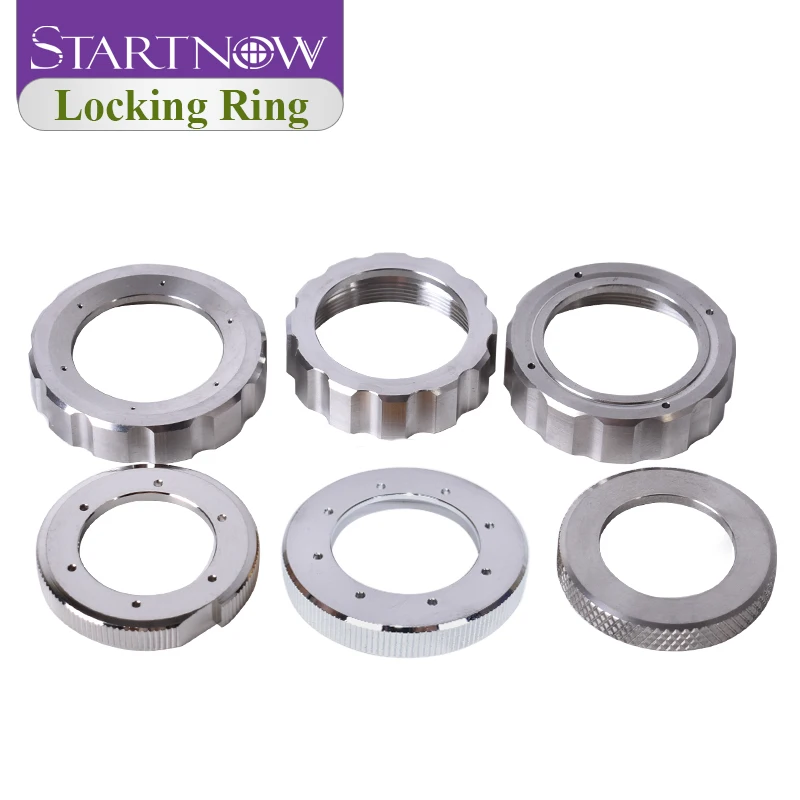 Startnow Ceramic Lock Ring Nut for Precitec Raytools BT240S BM109 BM111 WSX Fiber Laser Head Laser Nozzle Connector Fasten Ring