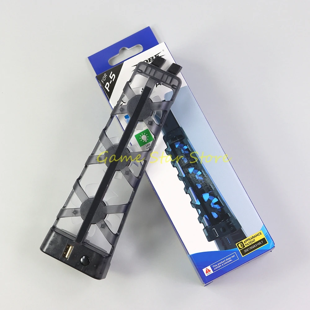 مروحة تبريد PS5 لوحدة التحكم PS5 ، مبرد ، تحكم ذكي في درجة الحرارة ، محطة نظام 3 مراوح ، بلاي ستيشن 5 ، ملحقات اللعبة ، 1 ks