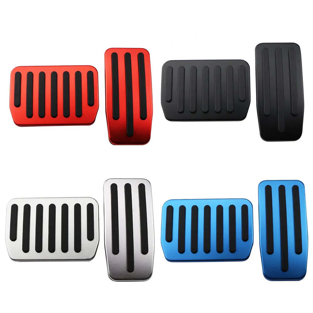 For Tesla Model 3 Model3 2016 - 2021 LHD Pedals Cover Gas Accelerator Fuel Brake Pedal Pads Cover Protector Interior Accessories