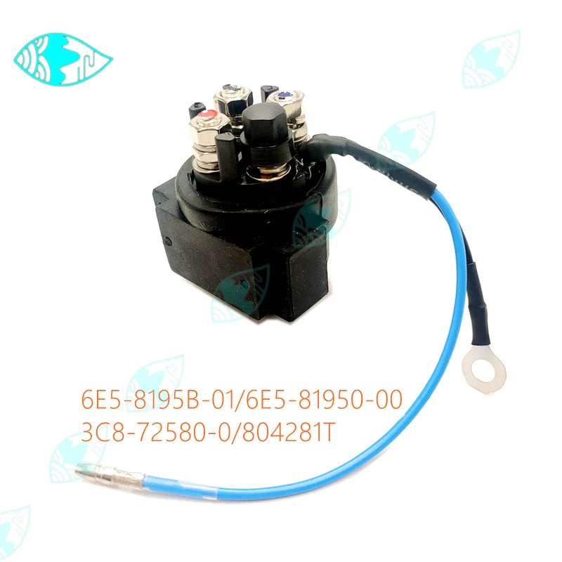 For Yamaha Outboard Motor 6E5-8195B-01 6E5-8195B-00,Tohatsu 3C8-72580-0, Mercury 804281T,Up Relay 6E5-81950 Rectifier Relay