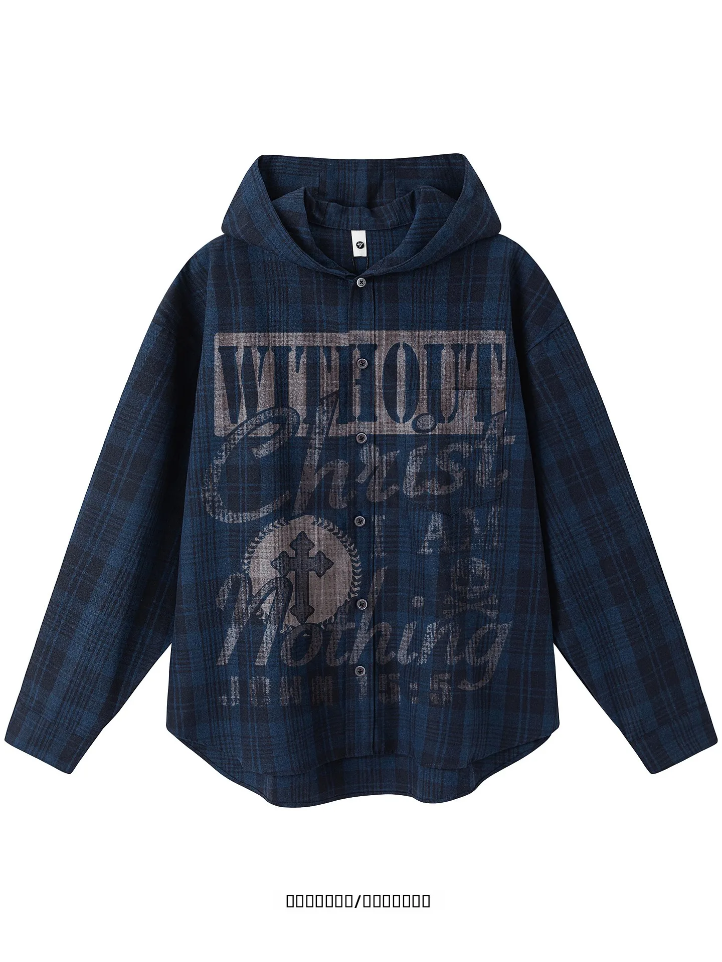 

Loose Fit Long Sve Hoodie irt Creative Print Design Casual ex irt from Polyester Cotton Viscose Blend Spring ...