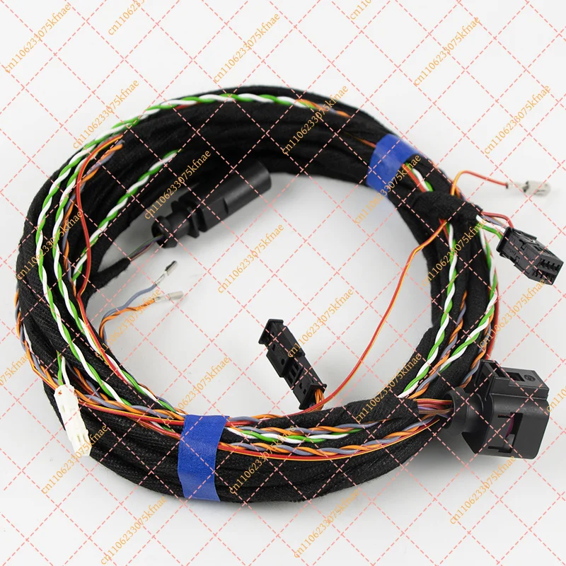 5HG827469C Rear View Flip Logo Camera Wire Harness, High Line Dynamic Tracking Reversing Camera Cable for VW Golf 8 MK8