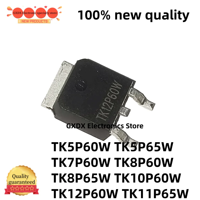 

10-20pcs new TK7P60W TK5P60W TK5P65W TK8P60W TK8P65W TK10P60W TK11P65W TK12P60W TO-252 SMD MOS field-effect transistors