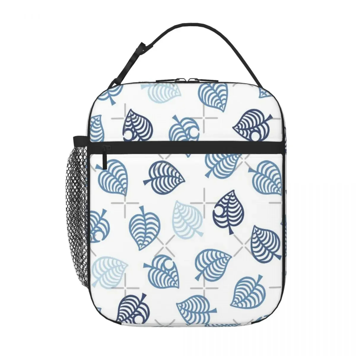 Nook Leaf Aloha Logo Blue On White Lunch Tote Lunch Boxes Lunch Box Kids Thermal Lunch Box