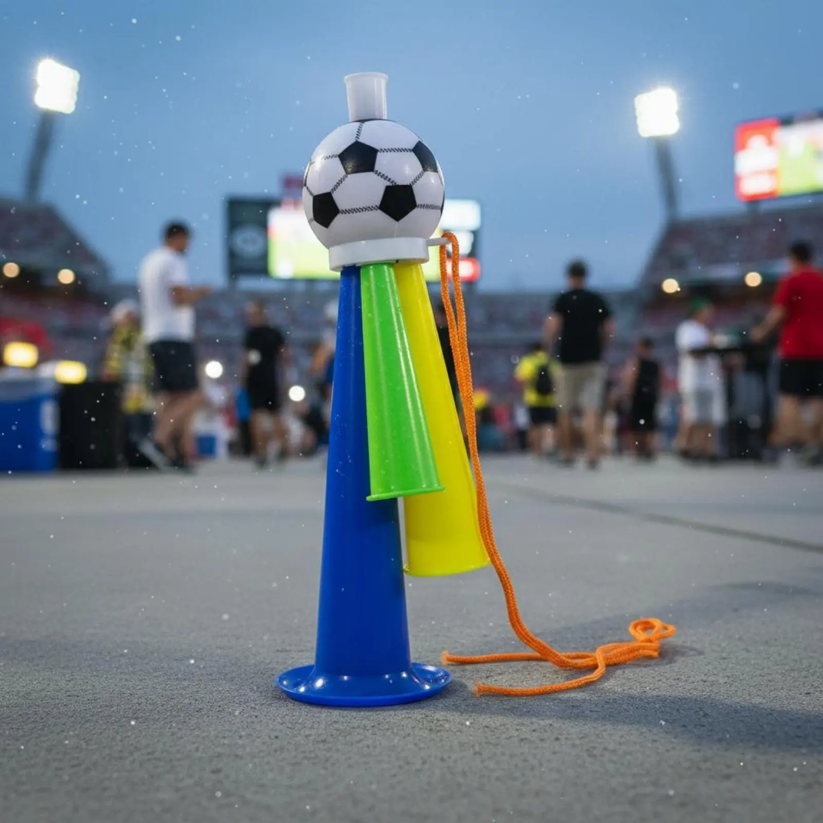 Trompeta Vuvuzela Fácil de Sostener, Trompeta Deportiva para Animar, Trompeta de Fútbol Ligera, Accesorio para Fanáticos con Bordes Suaves para Fanáticos, Bares, Decoración de Eventos
