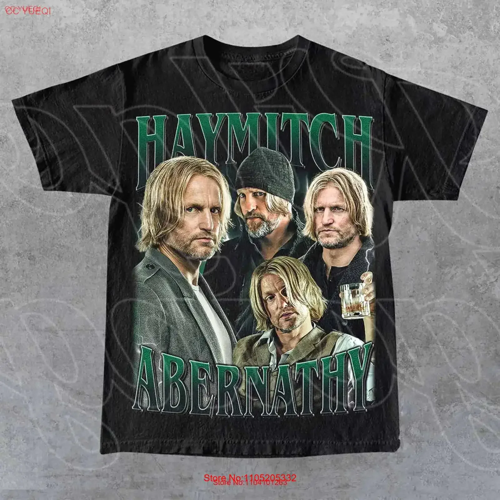 Limited Haymitch Abernathy Vintage T Shirt For Woman and Man vintage Washed fashion Unisex Soft Versatile graphic Casual