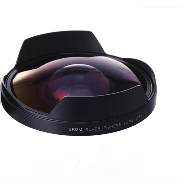 62mm 0.3X HD Super Fisheye lens for Video Camcorders Camera