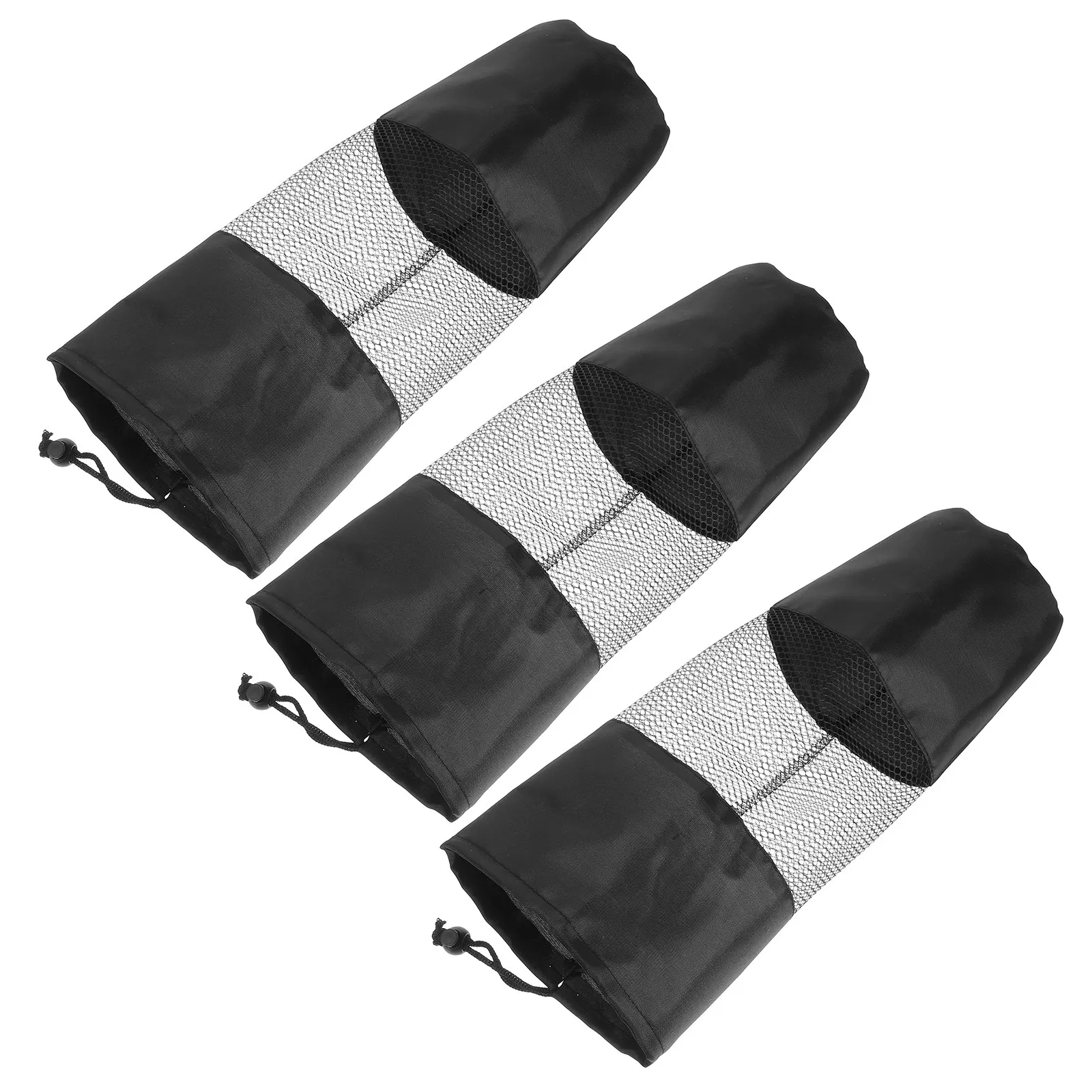 

Набор из 3 дышащих сетчатых сумок на шнурке для йога-роллеров и спортивного инвентаря, органайзер для хранения, сумка-мешок на шнурке