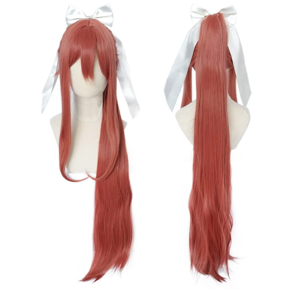 Game Doki Literature Club Natsuki Cosplay Sayori Yuri Monika Cosplay Kostüm Perücken-Set Schuluniform Mädchen Frauen Kostüme – Detail 11