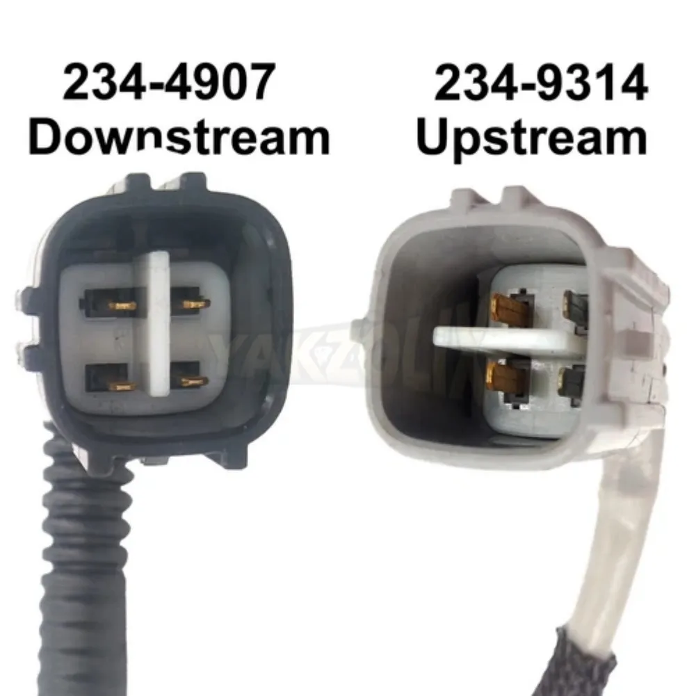 2Pcs Oxygen O2 Sensor 234-9314 234-4907 for Subaru Outback Legacy 2.5L 2014 2015 2016 2017 Front Rear Lambda Upstream Downstream