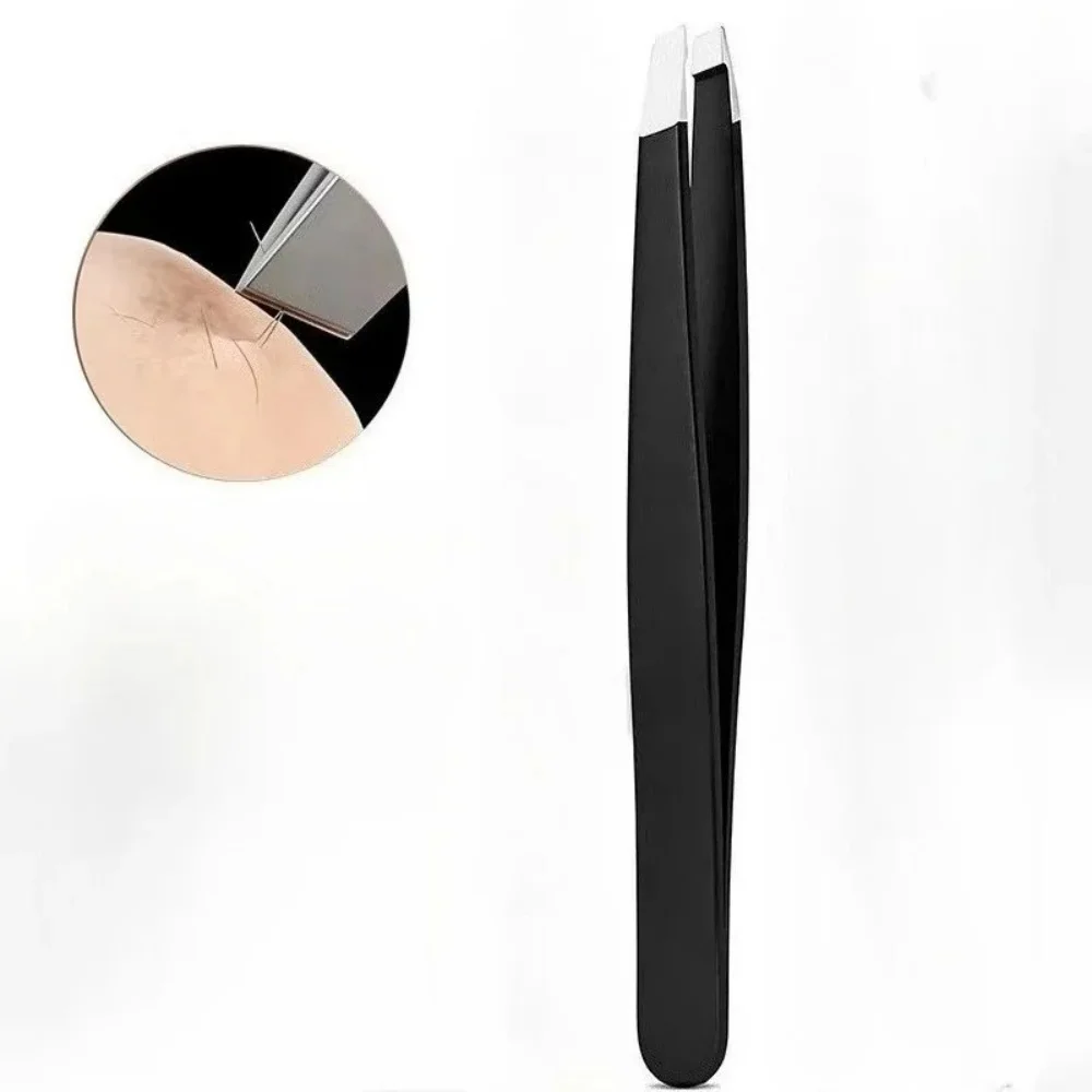 3Pcs Stainless Steel Eyebrow Trimming Tools Set Eyebrow Tweezers Scissors with Comb Eyebrow Razor Multipurpose Eyebrow Shaping