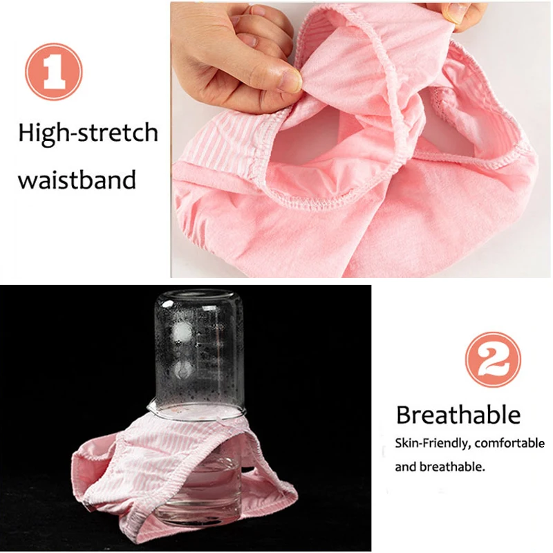 5 Pcs/Lot Cotton Girl Underwear Beautiful Rainbow Cartoon Panties For Girls Breathable Kids briefs Soft Girls Triangle knickers