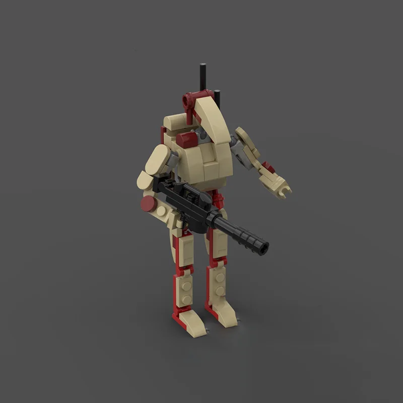 601 PCS Space War Model Obscure Droid Pack 2 MOC Customize Modular Building Block Simple Design Popular DIY Assembly Toy Gift