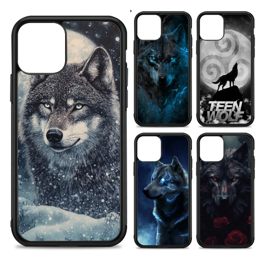 

The Wolf Phone Case Silicone PC+TPU For For IPhone 11 12 13 14 15 16 Plus Pro Max Cover