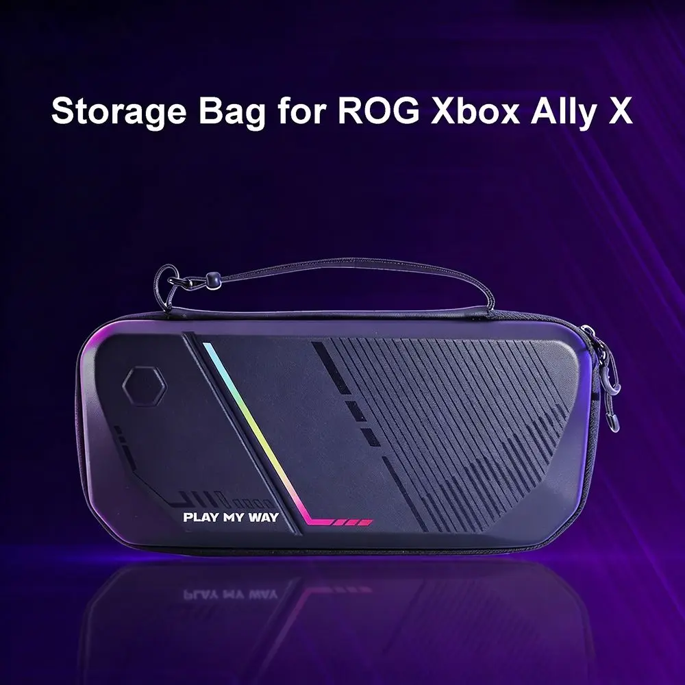 

Сумка для хранения игровой консоли EVA, износостойкий противоударный чехол для переноски, водонепроницаемый чехол с защитой от царапин для ROG Xbox Ally X