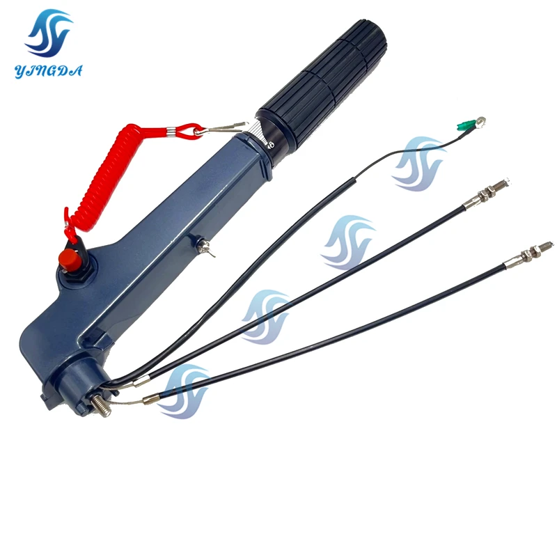 

High quality Handle Steering Assy 63V-42111-01-4D For Yamaha Outboard Motor 9.9HP 15HP 13.5HP F6 F8 F9.9 63V-W0084-00 Boat parts