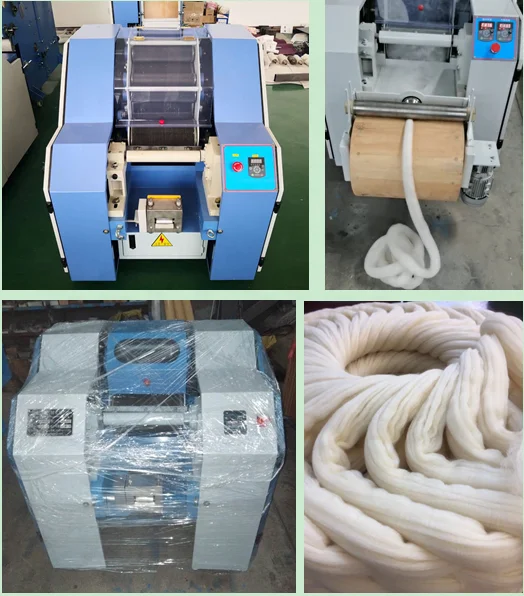 DW7010M Lab kleine wollen kaardmachine (groothandel, voor schapenwol/nevelwol/kameelwol)