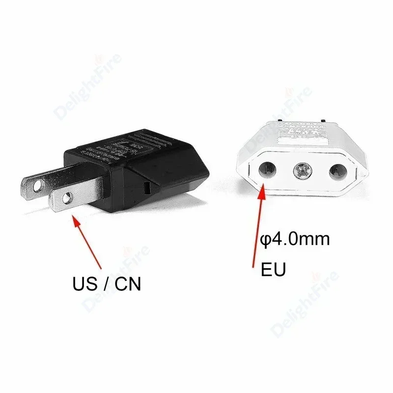 EU To US Socket Adapter European To American Power Adaptor Type A  US Travel Plug Adapter Electrical Plug Converter AC Outlet