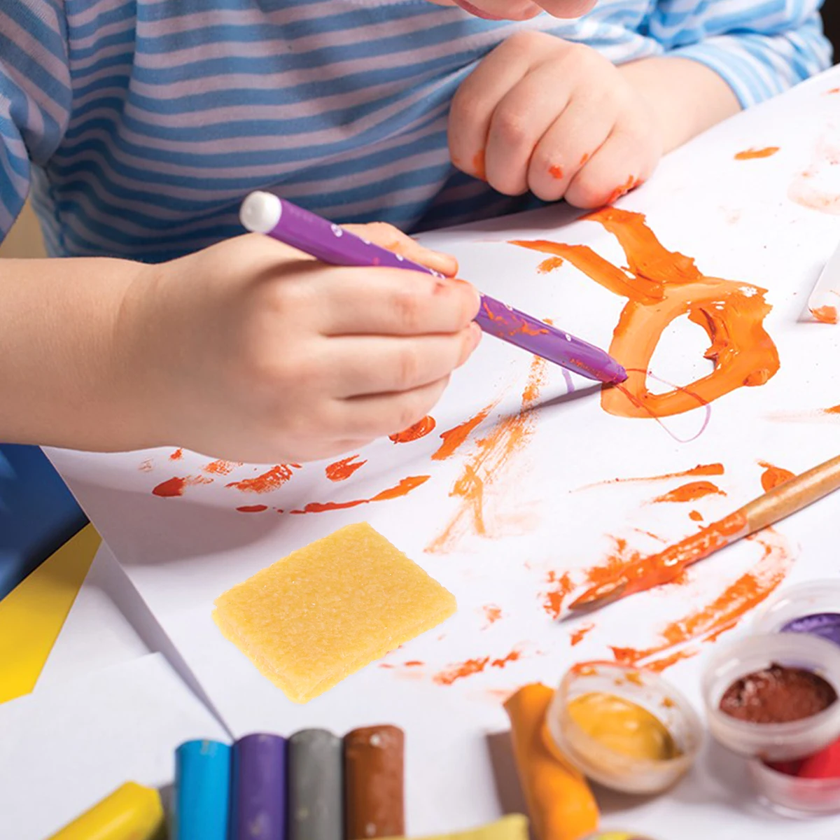 3개입 친환경 수채화 지우개 미술 용품 부드러운 문지름 페인트 제거제 수채화 지우개 페인팅 클리너