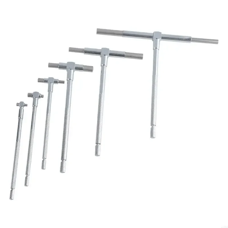 

6Pcs/Set 8-150mm Telescopic Gauge Set Micrometer Measurement Bore Engineers