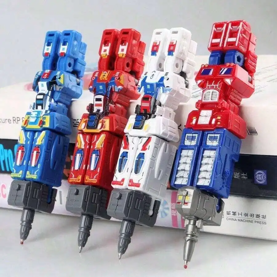 1 Robot Themed Ballpoint Pen, Creative Stationery For Boys, Children's Holiday Gift, Christmas And New Year Gift