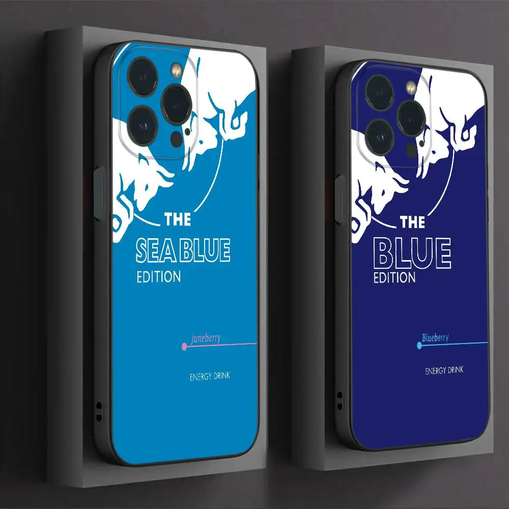 Custodia per telefono B-bulls rossa per IPhone16 15 14 13 12 Mini 11 Pro XS Max X XR SE5 6 7 8 Plus Cover morbida in silicone