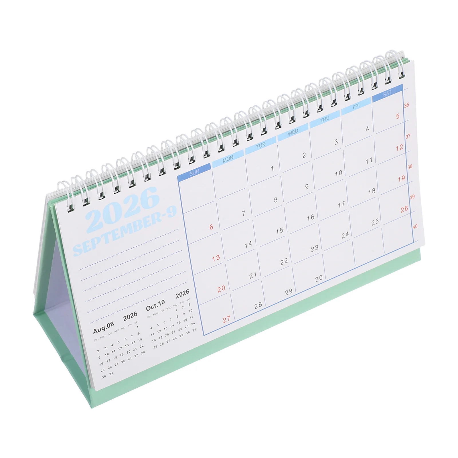 2026 Table Calendar Modern Minimalist Standing Desk Organizer Thick Paper Academic Yearly Planning Daily Schedules