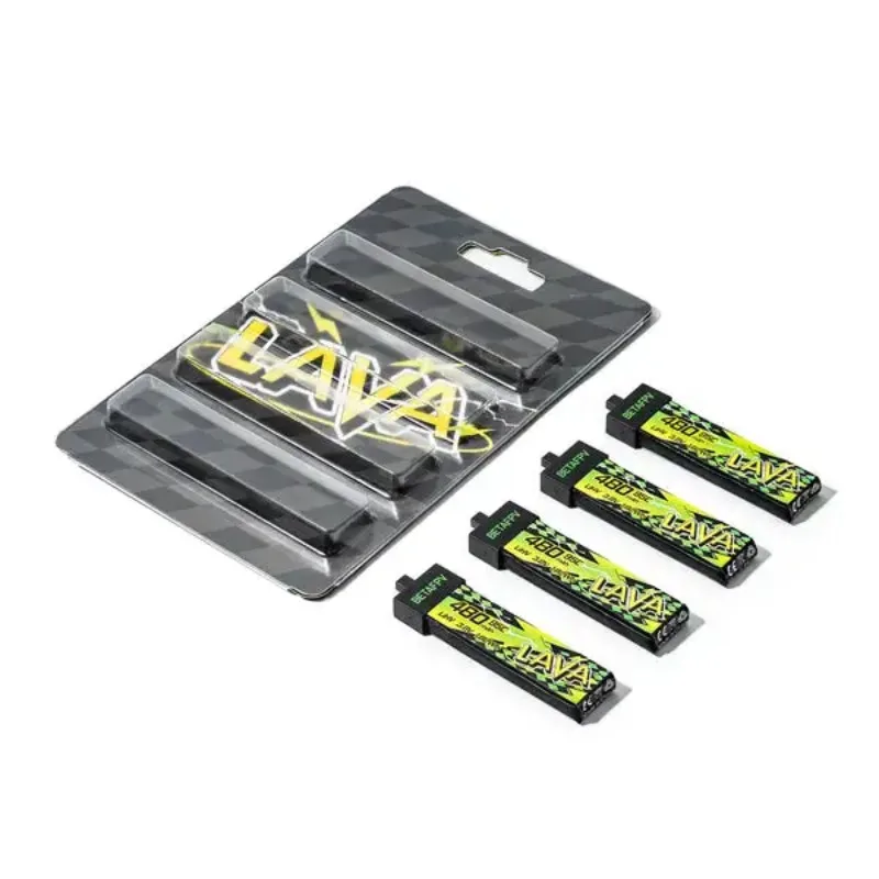 1pcs new BETAFPV LAVA II 1S Lipo Battery with BT2.0 Connector for Air65, 280 320 480 580 680mAh FPV Drone Power Pack