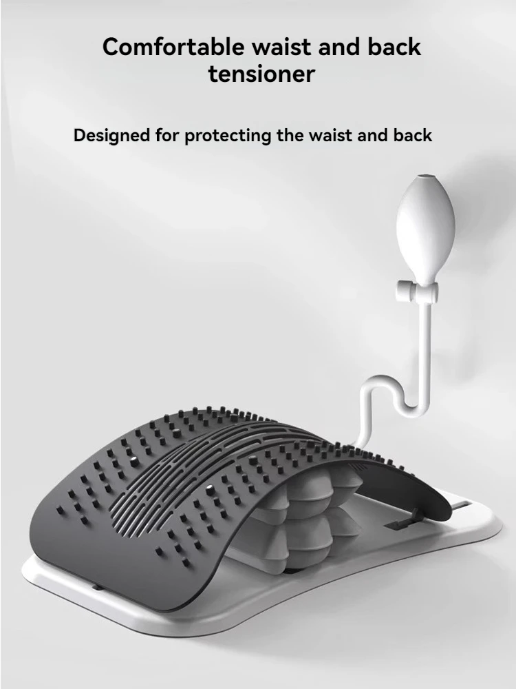 

Подушка безопасности, поясничная подтяжка, снимает боль в спине, устройство для вытягивания спины, открывает спину, подушка для коррекции позвоночника, поясничная и растяжка спины