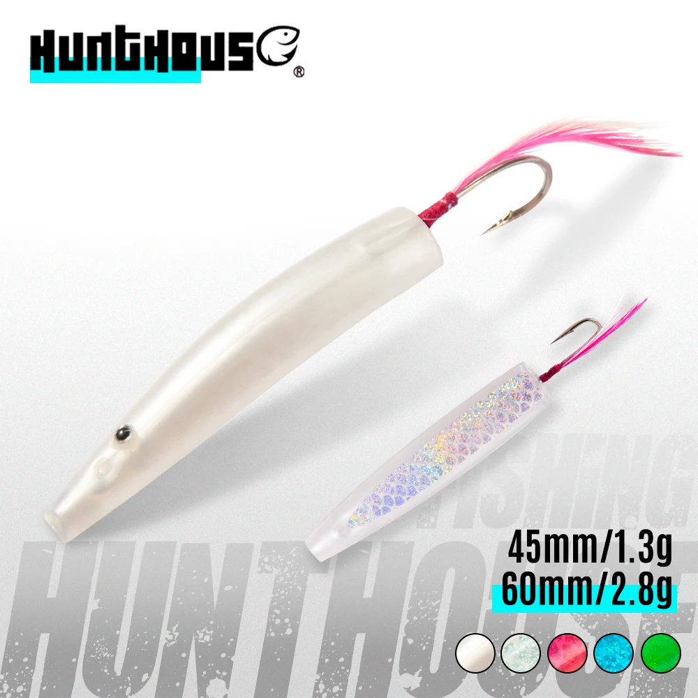 Hunthouse Surf Yumizuno 45&60mm fishing hard plastic spoon fishing lures trolling fishing baits spinners spoon bait for pike