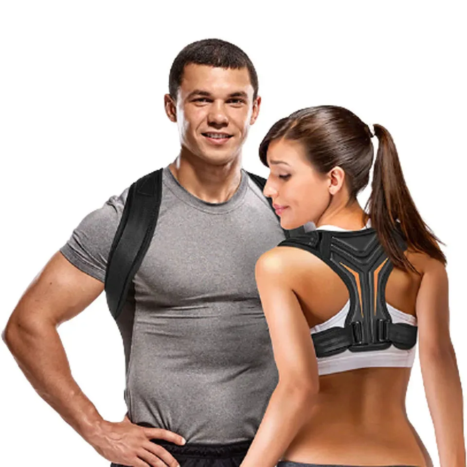 LOOGDEEL 1Pcs Adjustable Clavicle Spine Shoulder Lumbar Brace Correction Shaping Therapy Back Posture Corrector Belt Support