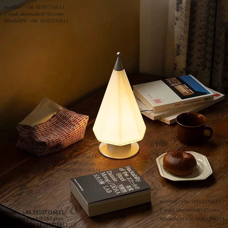

Original design dimming glass bedside light bedroom night light portable ambient light