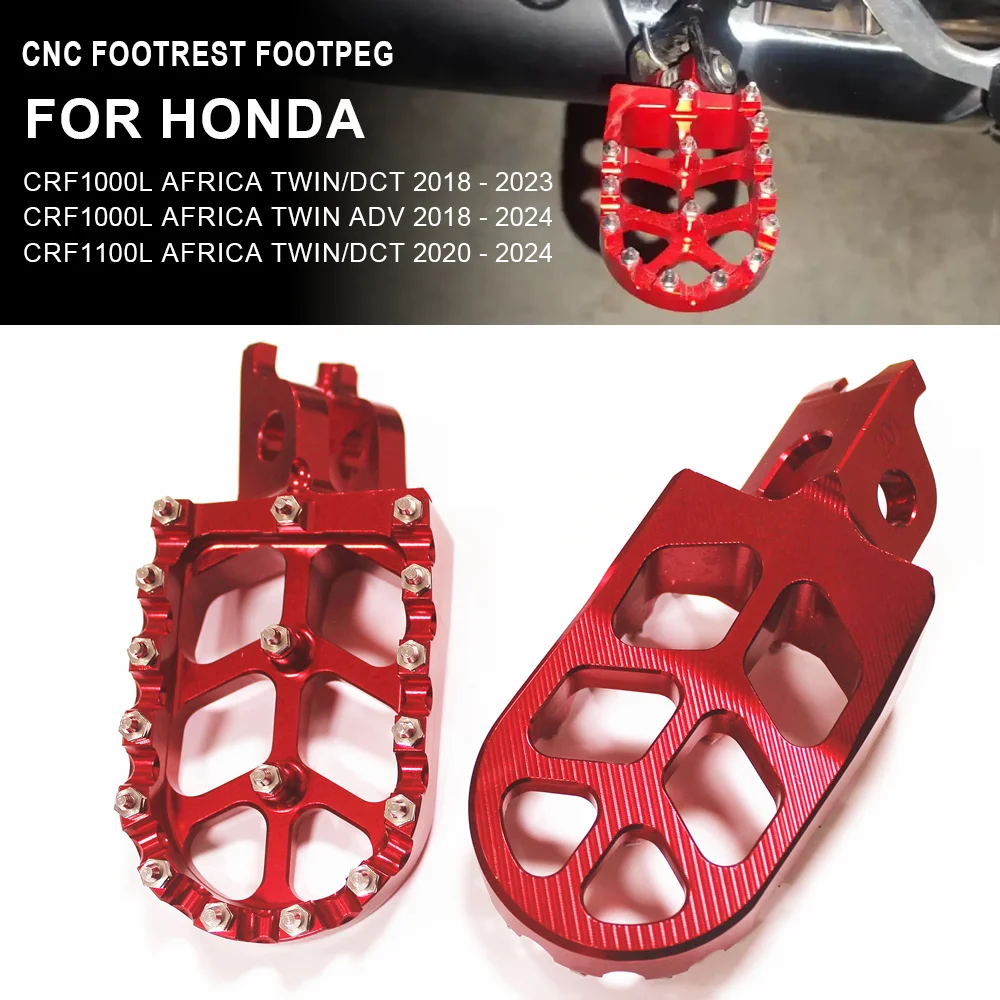 

Motorcycle CNC Footrest Footpegs Foot Pegs Pedal For Honda CRF1000L CRF1100L Africa Twin CRF1100 CRF1000 CRF 1000 1100 L