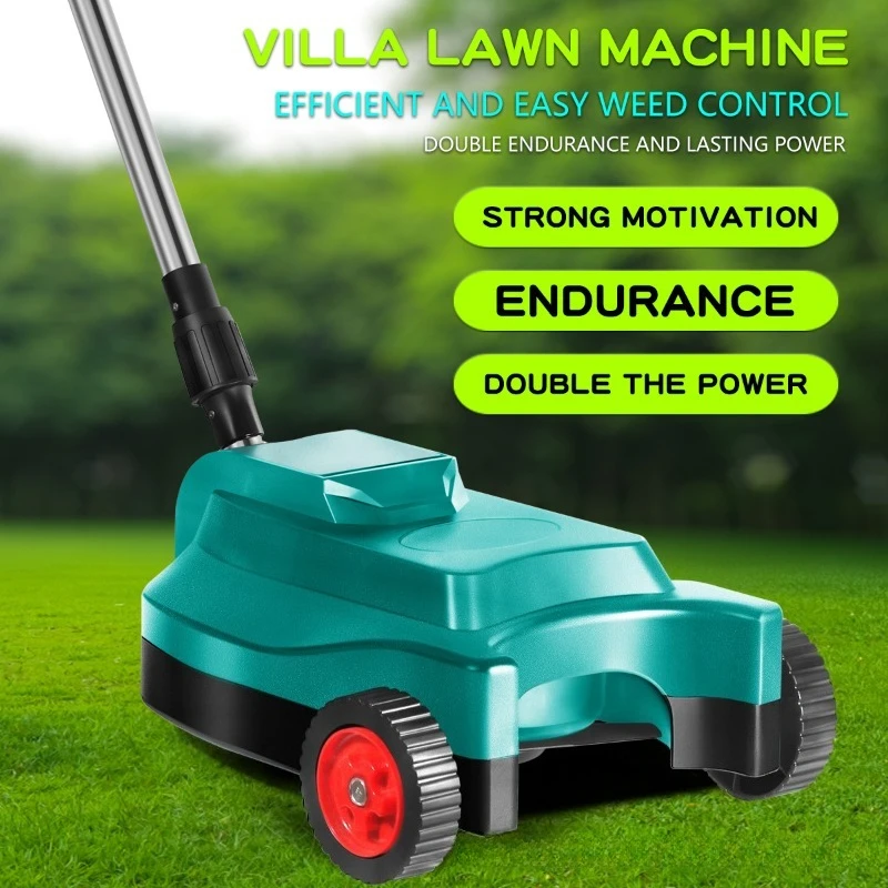 Electric Lawn Mower Multifunctional Push Reel Mower Household Garden Hand Push Grass Cutter Machine Yard Work Trimmer