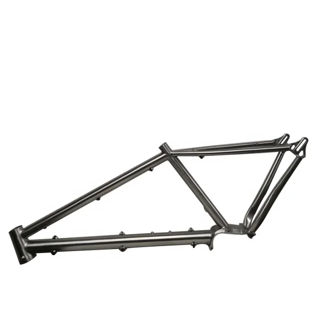 Titanium Pinion Bicycle Frame With Casting Pinion Bridge